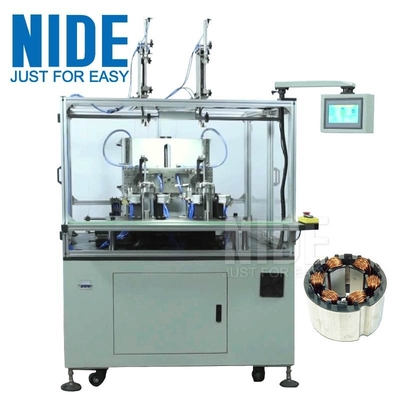Automatic Motor Winding of Mechanical BLDC Motor Coil Needle Winder Stator Winder with 2 Stations